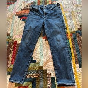 Citizens of Humanity Rocket Crop High Rise Skinny Leg Jeans Size 28